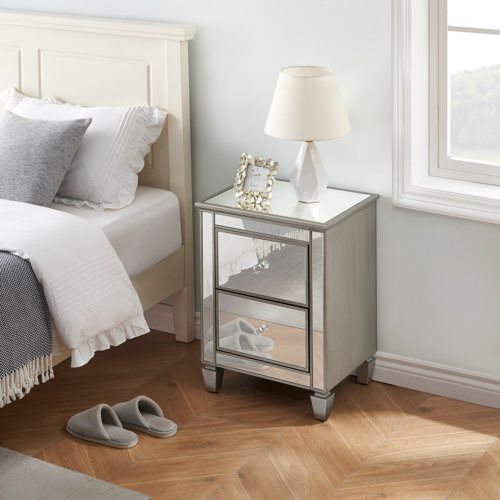 Silver Nightstands You'll Love | Wayfair